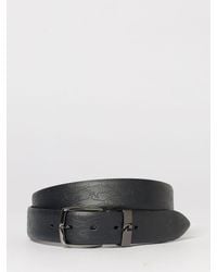 Paul & Shark - Paul &Amp Shark Leather Belt With Embossed Logo - Lyst