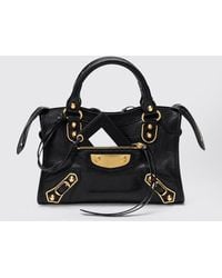 Balenciaga - Le City Uptown Studded And Embroidered Leather Handbag - Lyst