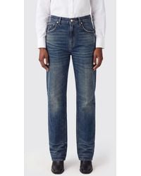 Haikure - Bonnie High-Waisted Wide-Leg Denim Jeans With 5-Pocket Design - Lyst