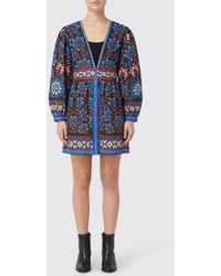 FARM Rio - Capri Floral Lenzing Ecovero Viscose Mini Dress - Lyst