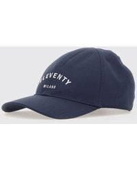 Eleventy - Baumwoll-Twill-Mütze Mit Gesticktem Logo - Lyst