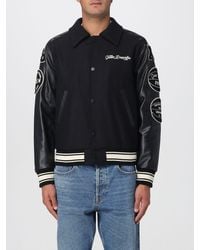 Golden Goose - Wool And Leather Bomber Jacket - Lyst
