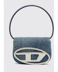 DIESEL - 1Dr Denim Shoulder Bag - Lyst