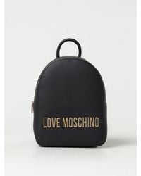 Love Moschino - Zaino in pelle sintetica con logo - Lyst