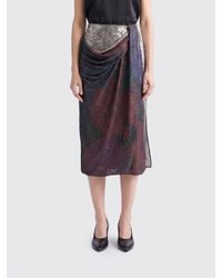 Maison Margiela - Asymmetrical Midi Skirt - Lyst