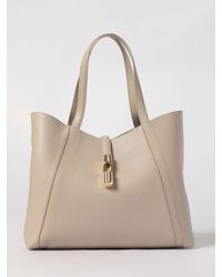 Furla - Goccia L Grained Leather Tote Bag - Lyst