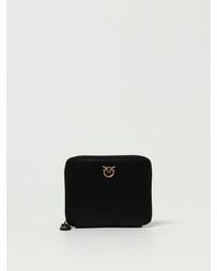 Pinko - Zip-Around Square Leather Wallet - Lyst