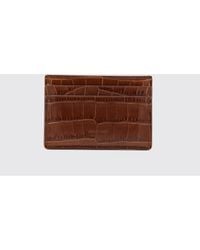 Tom Ford - Croc-Print Leather Card Holder - Lyst