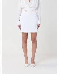 Elisabetta Franchi - Crêpe Mini Skirt - Lyst