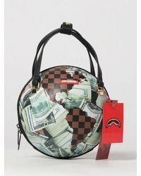 Sprayground - Checkerboard Graphic Print Coated Canvas Handbag - Lyst