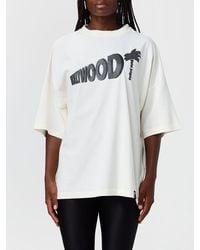 Palm Angels - Oversized Cotton T-Shirt With Printed Logo And Dropped Shoulders - Lyst