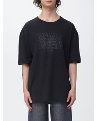 Maison Margiela - Embroidered Logo Cotton T-Shirt - Lyst