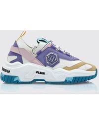 Philipp Plein - Redator Tm Low Top Trainers With Hexagon Logo And Monogram - Lyst