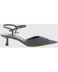 Jimmy Choo - Aren Tweed And Patent Leather Slingback - Lyst