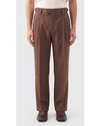 Drole de Monsieur - Wide-Leg Wool-Blend Tailored Trousers - Lyst