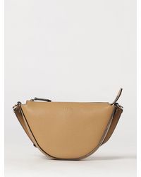 Fendi - Crescent-Shaped Grained Calfskin Leather Crossbody Bag - Lyst