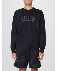 Barrow - Felpa A Girocollo Con Maxi Logo - Lyst