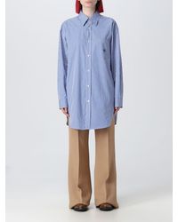 Etro - Shirt In Cotton With Striped Print - Lyst