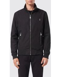 Billionaire - Cotton Bomber Jacket With Python Leather Inserts - Lyst