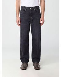 Our Legacy - Wide-Leg Cotton Denim Jeans With Mid-Rise Waist - Lyst