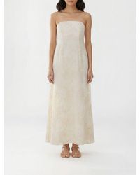 Liu Jo - Cotton Dress With Embroidery And Sequins - Lyst
