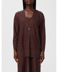 Kangra - Viscose Blend Cardigan With Sequins - Lyst