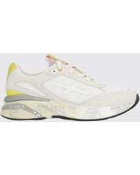 Premiata - Moerund Laminated Leather And Mesh Sneakers - Lyst