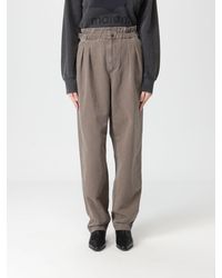 Isabel Marant - Cotton And Linen Pants - Lyst