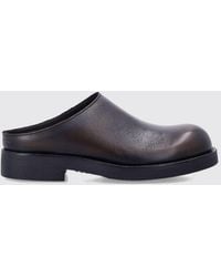 MM6 by Maison Margiela - Bovine Mules With Low Heel And Rounded Toe - Lyst