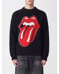 SAINT Mxxxxxx - Graphic Wool And Mohair Blend Crewneck Jumper - Lyst