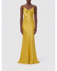 Elisabetta Franchi - Satin Dress - Lyst