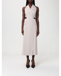 Max Mara - Cime Cotton And Wool Blend Midi Dress - Lyst