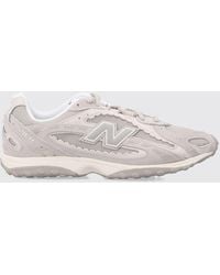 New Balance - 204L Leather, Mesh And Suede Trainers With Applied Logo - Lyst