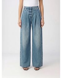 Semicouture - Wide Leg Jeans - Lyst