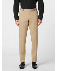 Philipp Plein - Slim Fit Stretch Cotton Tailored Trousers With Rear Logo - Lyst