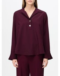 Joseph Ribkoff - Cotton Poplin Shirt With Back Buttoning - Lyst