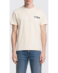 Rhude - Short-Sleeved Cotton T-Shirt With Contrasting Chest Logo - Lyst