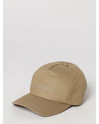 Saint Laurent - Cotton Twill Baseball Cap With Embroidered Logo - Lyst