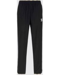 Burberry - Technical Jersey Jogging Trousers With Equestrian Knight Logo - Lyst