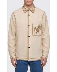 Isabel Marant - Embroidered Cotton Rudy Overshirt - Lyst