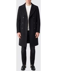 Tagliatore - Knee-Length Double-Breasted Coat - Lyst