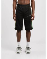 Palm Angels - Stretch Technical Fabric Jogging Shorts - Lyst