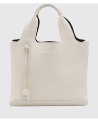 Hogan - H Hammered Leather Handbag - Lyst