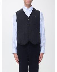 Sebago - Reversible Cotton Tailored Waistcoat With V-Neck - Lyst