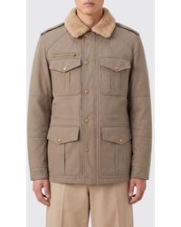 Brunello Cucinelli - Cotton And Nappa Sahariana Jacket With Thermore Padding - Lyst