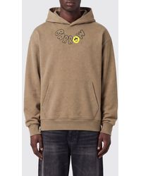 Barrow - Relaxed Fit Cotton Hoodie With Logo And Teddy Bear Print - Lyst