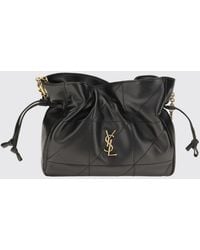 Saint Laurent - Jamie Small Quilted Lambskin Bucket Bag - Lyst