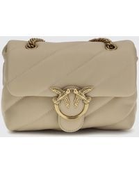 Pinko - Love Puff Mini Matelassé Nappa Bag - Lyst