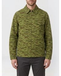 Paltò - Palt&Ograve Camouflage Cotton Blend Shirt Jacket - Lyst