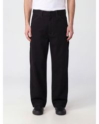 Lemaire - Wide-Leg Mid-Rise Cotton Denim Jeans With A Five-Pocket Design - Lyst